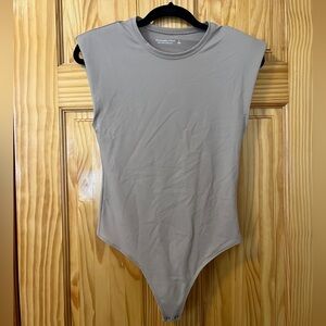 Abercrombie and Fitch Tan Shoulder Pas Bodysuit